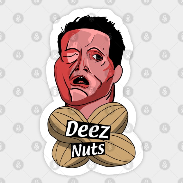 Deez Nuts Sticker by Jamie Collins